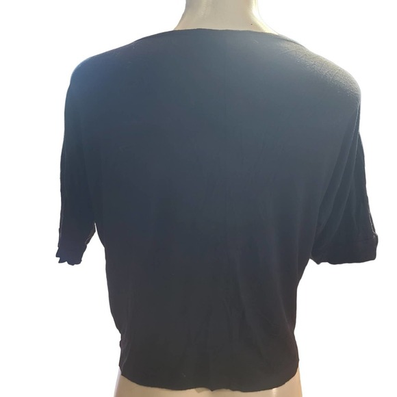 Forever 21 sequined cropped short sleeved tee - Picture 5 of 7